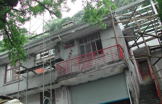 De verbouwing van een huis in Taiwan