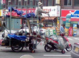 Scooter met aanhangwagen?