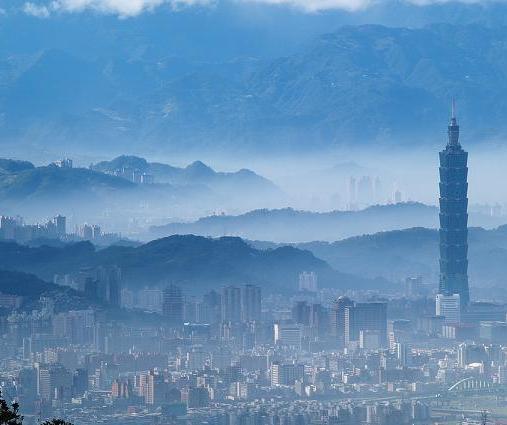 Het centrum van Taipei - met de Taipei 101 toren